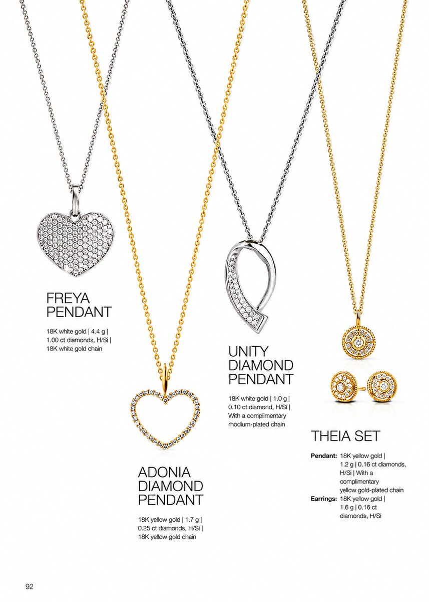 Bernhard H. Mayer jewellery collection — promotional flyer