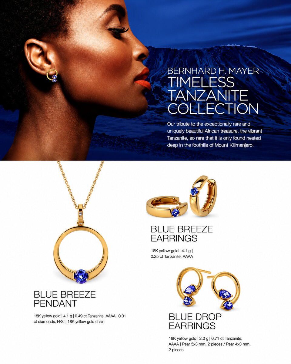 Bernhard H. Mayer jewellery collection — promotional flyer